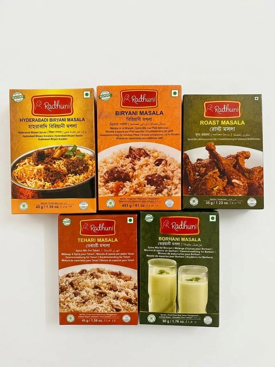 Radhuni Masala Variety 5-Pack Eid bundles