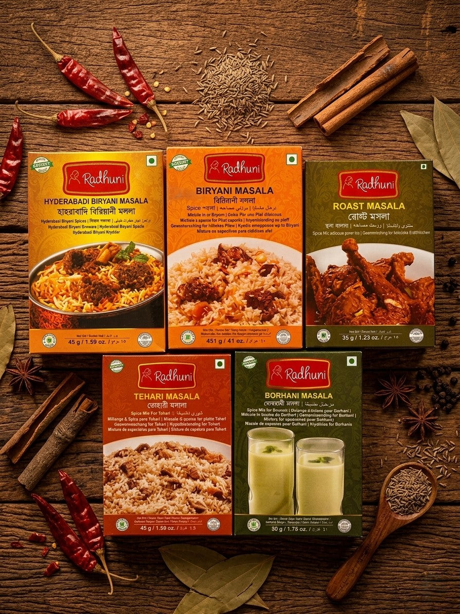 Radhuni Masala Variety 5-Pack Eid bundles